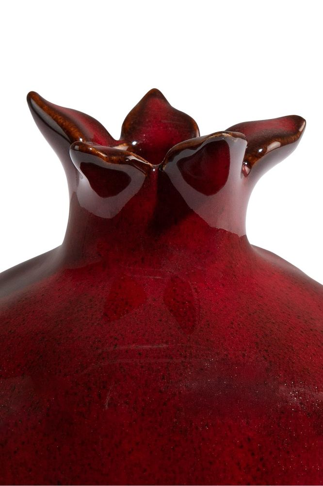 Pomegranate kandelaar H12cm - Bordeaux - Afbeelding 3