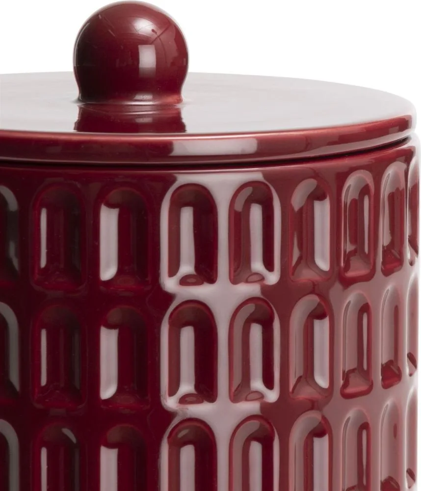Bisko pot H16.5cm - Bordeaux - Afbeelding 3