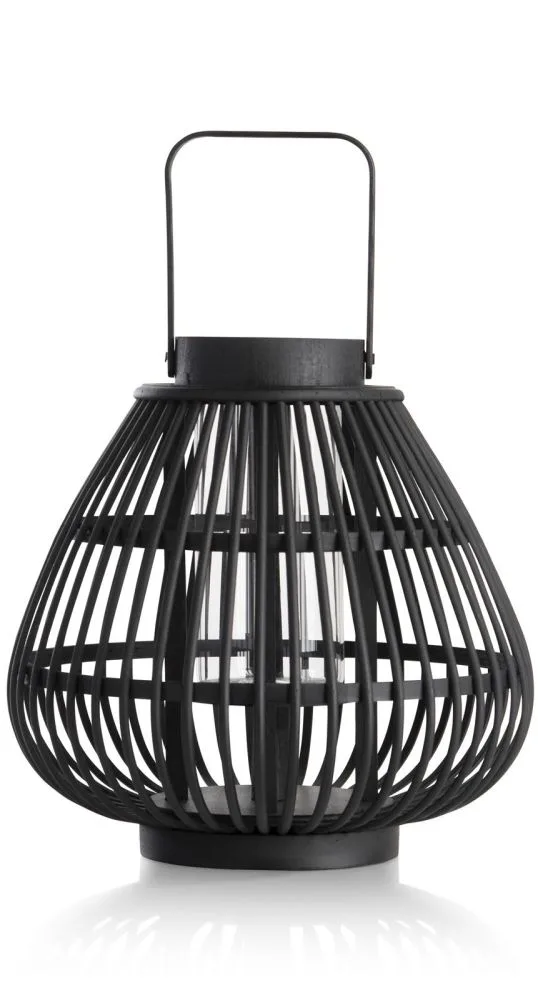 image-1877-jpg Philou windlicht H26,5cm - Zwart