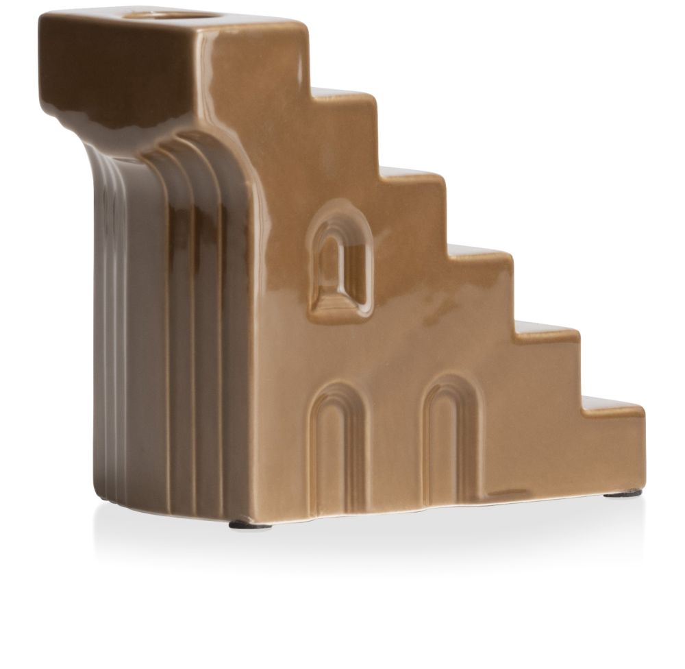 Skira kandelaar H11.8cm - Bruin - Afbeelding 9