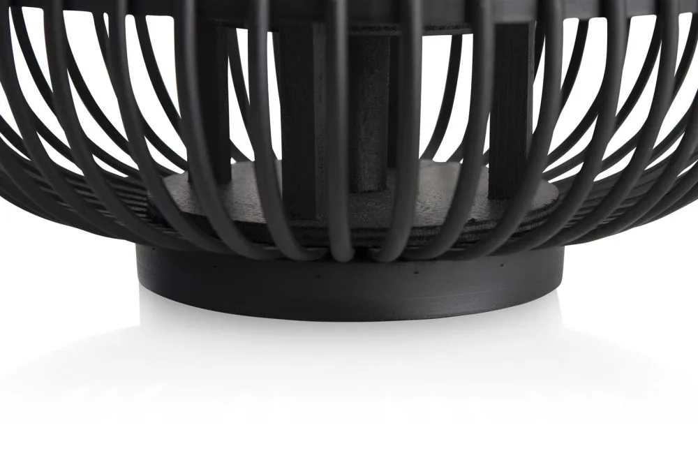 Philou windlicht H26,5cm - Zwart - Afbeelding 8