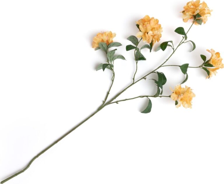 image-1901 Rhododendron Spray kunstbloem H118cm - Oranje