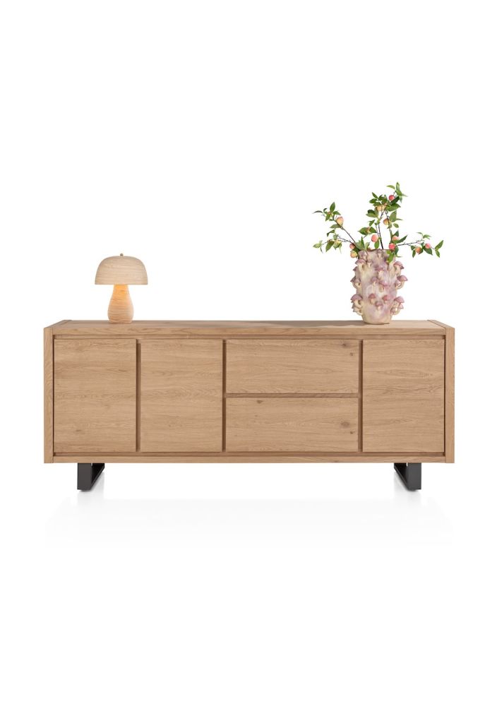 image Bonaire, dressoir 225 cm - 3-deuren + 2-laden