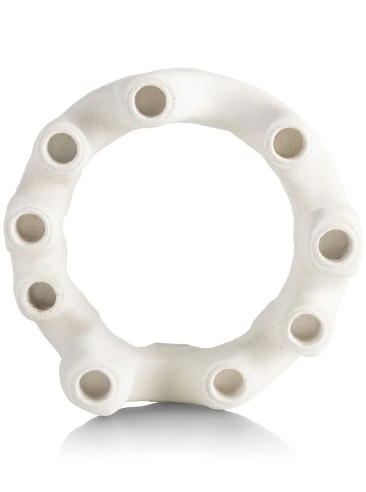 Jet kandelaar H14,5cm - Wit - Afbeelding 4
