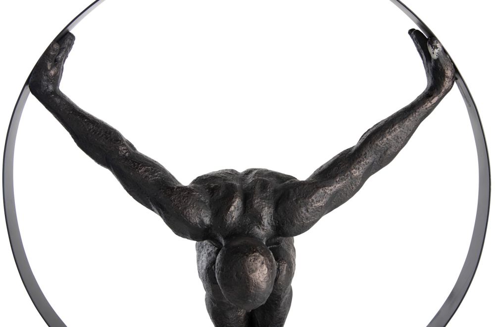 Circle Man beeld H58cm - Zwart - Afbeelding 14