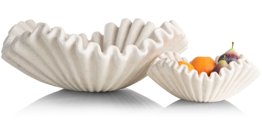 Bella schaal D51cm - Cremekleurig - Afbeelding 7