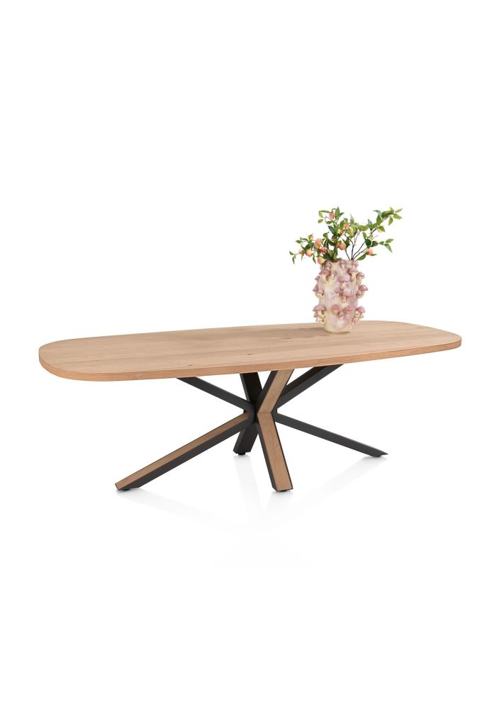 Bonaire, eetkamertafel ovaal 240 x 110 cm - Afbeelding 2