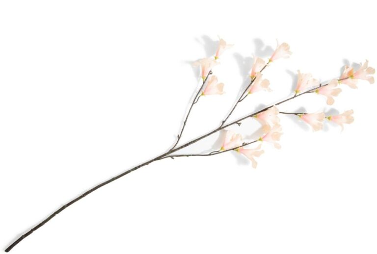 image-2055 Hibiscus Branch H115cm kunstbloem - Oranje
