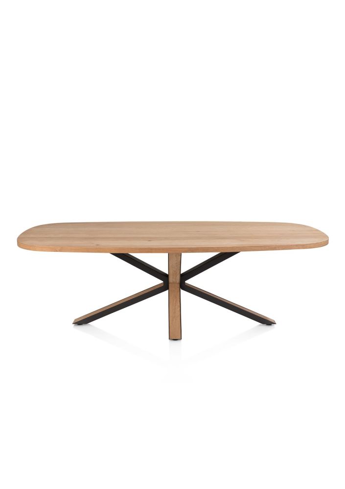 Bonaire, eetkamertafel ovaal 240 x 110 cm - Afbeelding 3