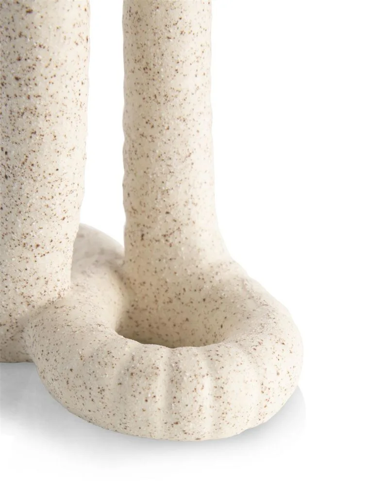 Kiki vaas H17cm - Beige - Afbeelding 3