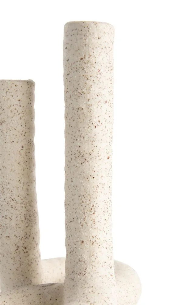 Kiki vaas H17cm - Beige - Afbeelding 5