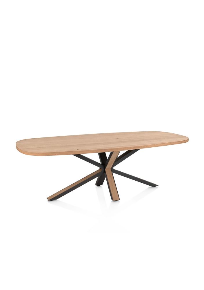 Bonaire, eetkamertafel ovaal 240 x 110 cm - Afbeelding 4