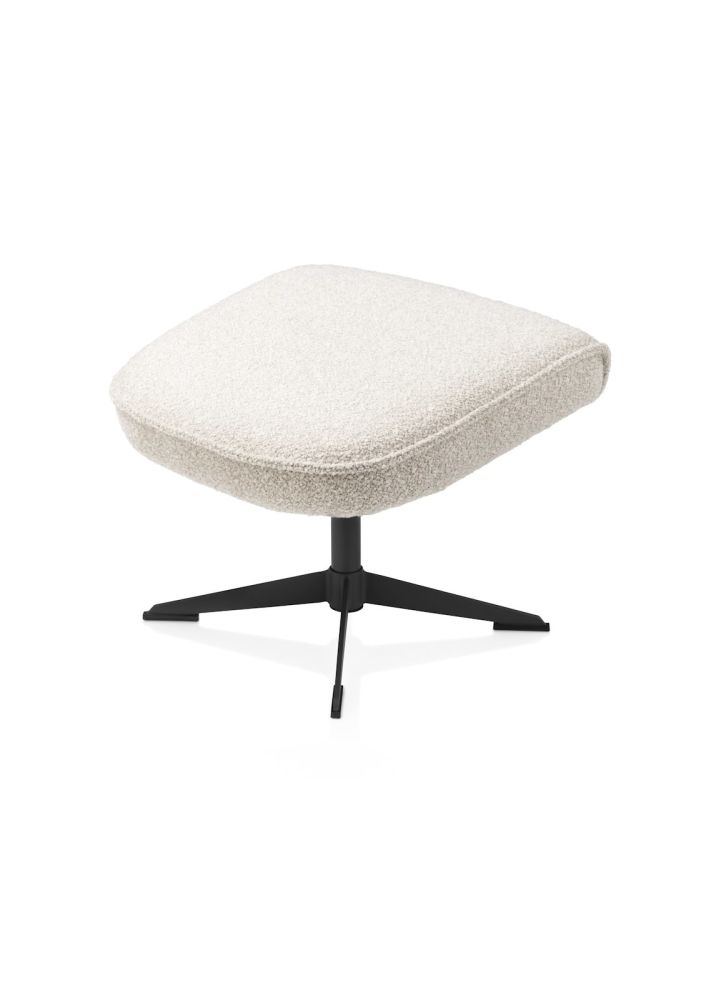 Andalucia, relax-fauteuil + poef - grafiet poot - knock down - Afbeelding 7