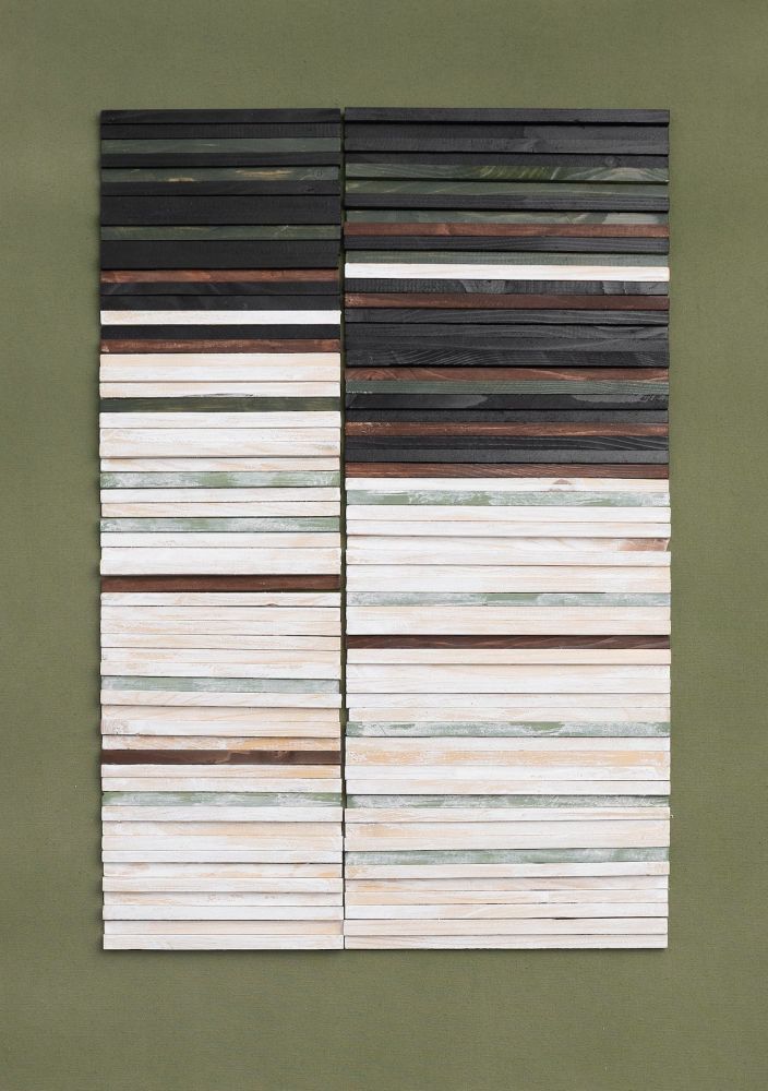 Maja schilderij 70x100cm - Groen - Afbeelding 3