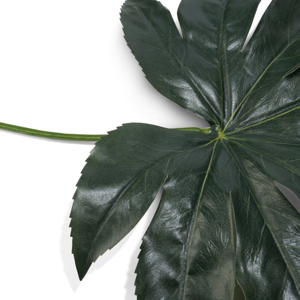 Fatsia Leaf kunstbloem H55cm - Groen - Afbeelding 3