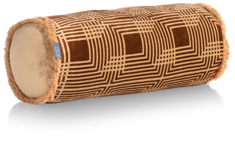 Robbie bolster kussen 45x18cm - Bruin - Afbeelding 2
