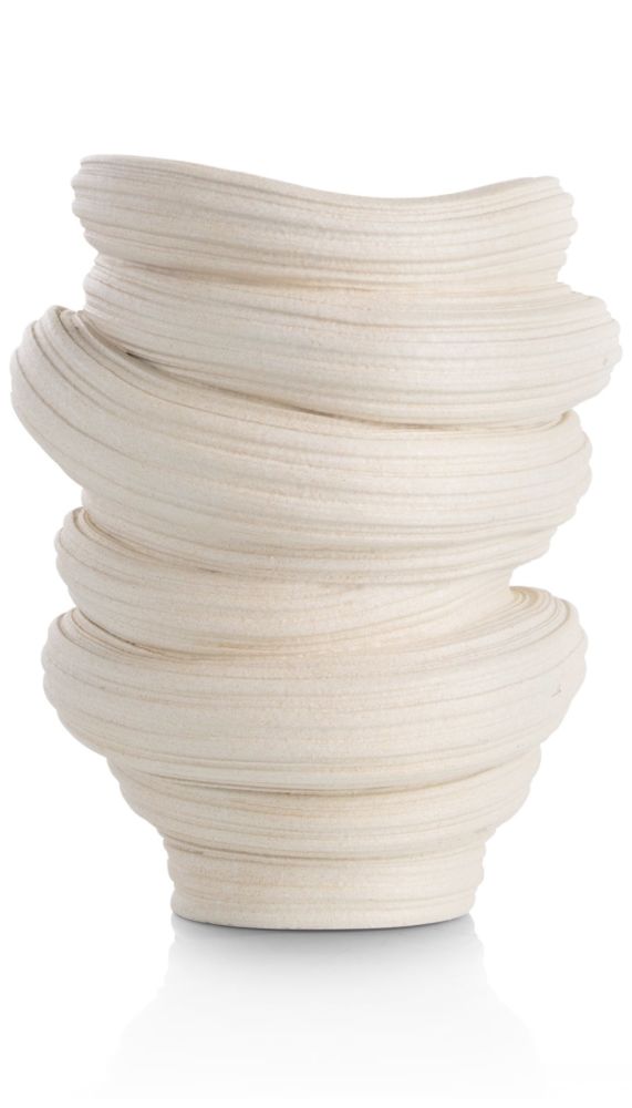Juul vaas H32,6cm - Cremekleurig