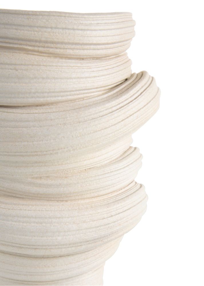 Juul vaas H32,6cm - Cremekleurig - Afbeelding 5