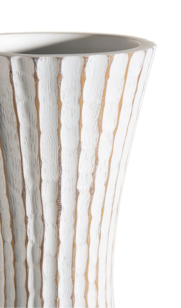 Milou vaas H85cm - Wit - Afbeelding 3