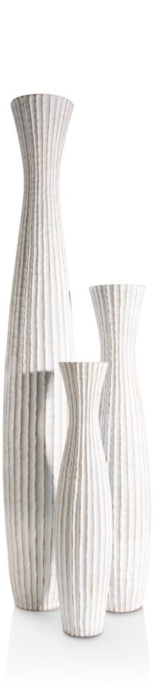 Milou vaas H85cm - Wit - Afbeelding 5