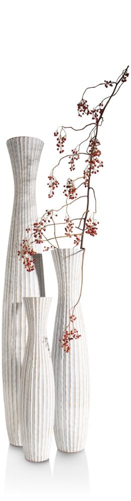 Milou vaas H85cm - Wit - Afbeelding 6