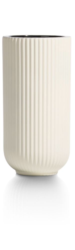 Haley vaas H24cm - Wit