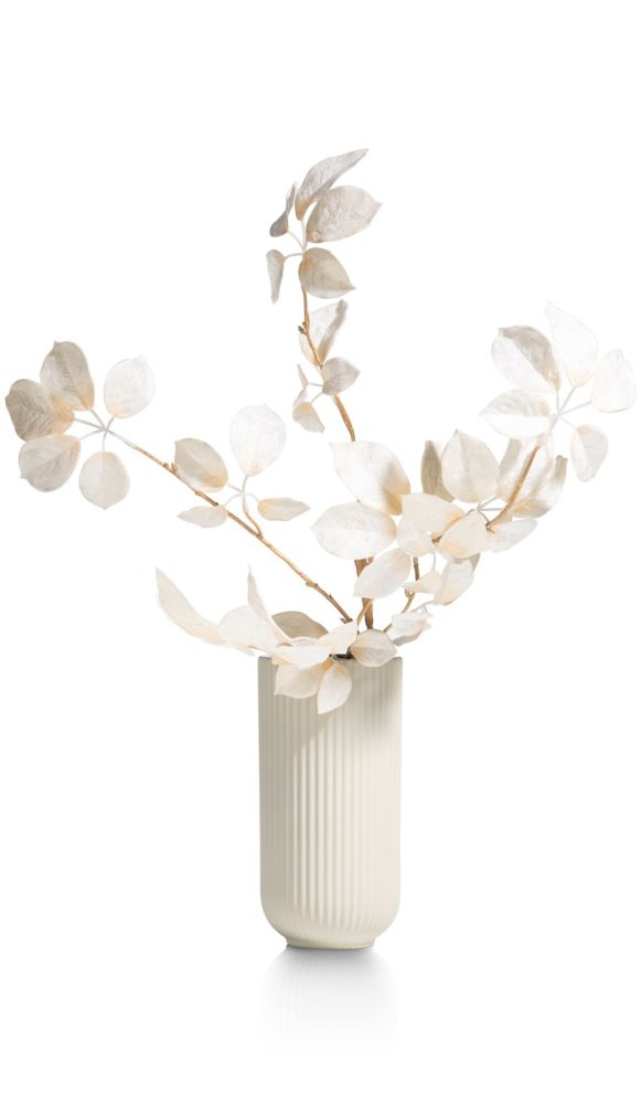 Haley vaas H24cm - Wit - Afbeelding 2