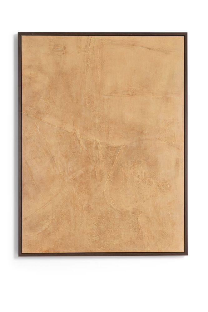 Raeven schilderij 90x120cm - Oker