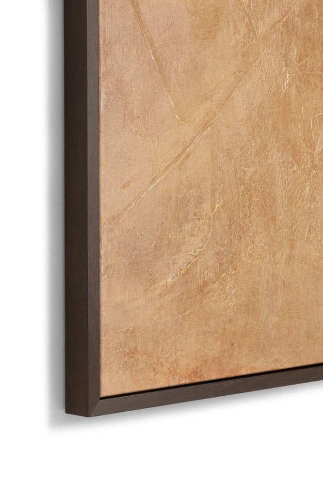 Raeven schilderij 90x120cm - Oker - Afbeelding 2