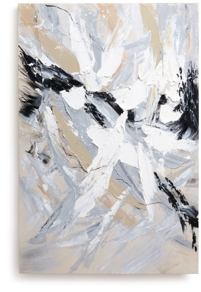Abstract Power schilderij 120x180cm - Multikleur