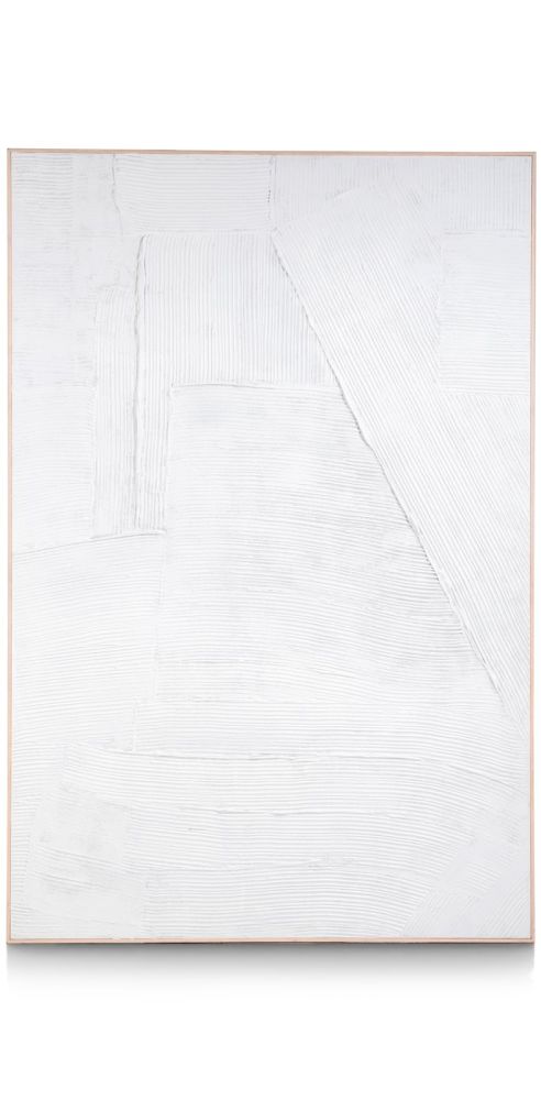 Master Strokes schilderij 120x180cm - Wit