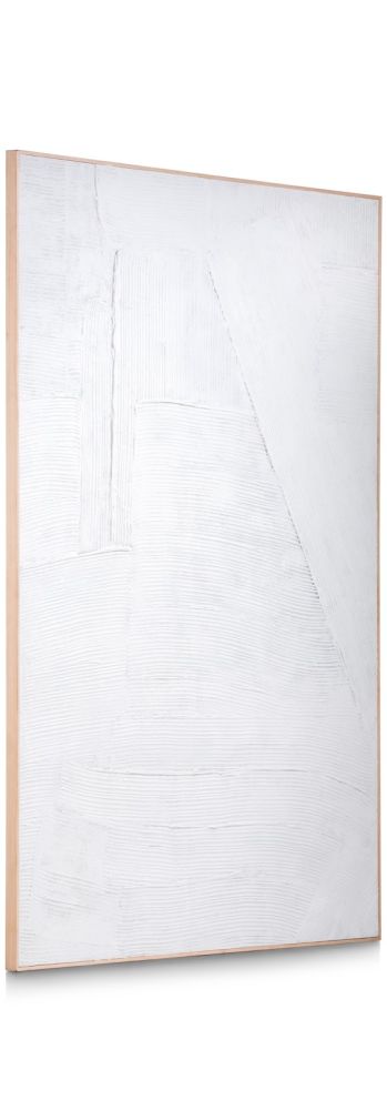 Master Strokes schilderij 120x180cm - Wit - Afbeelding 2