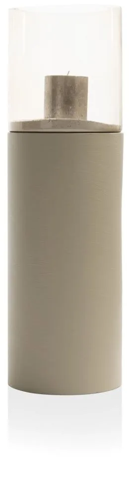 Reza windlicht H84cm - Taupe - Afbeelding 2