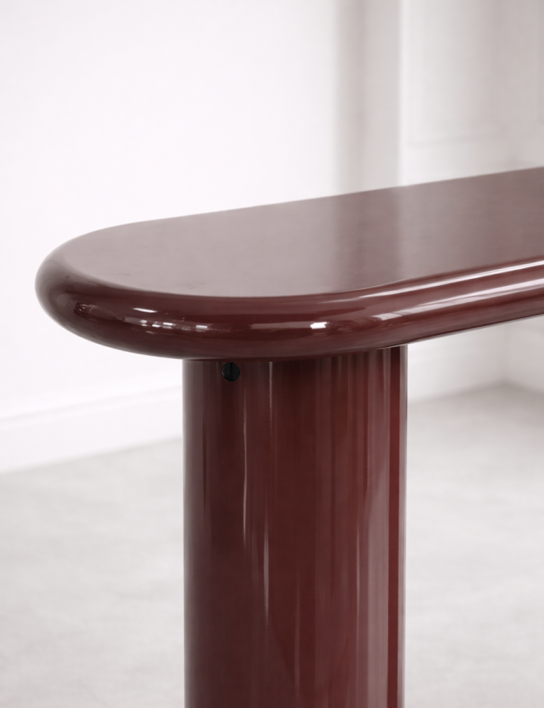 Mauro wandtafel 120cm - Bordeaux - Afbeelding 2