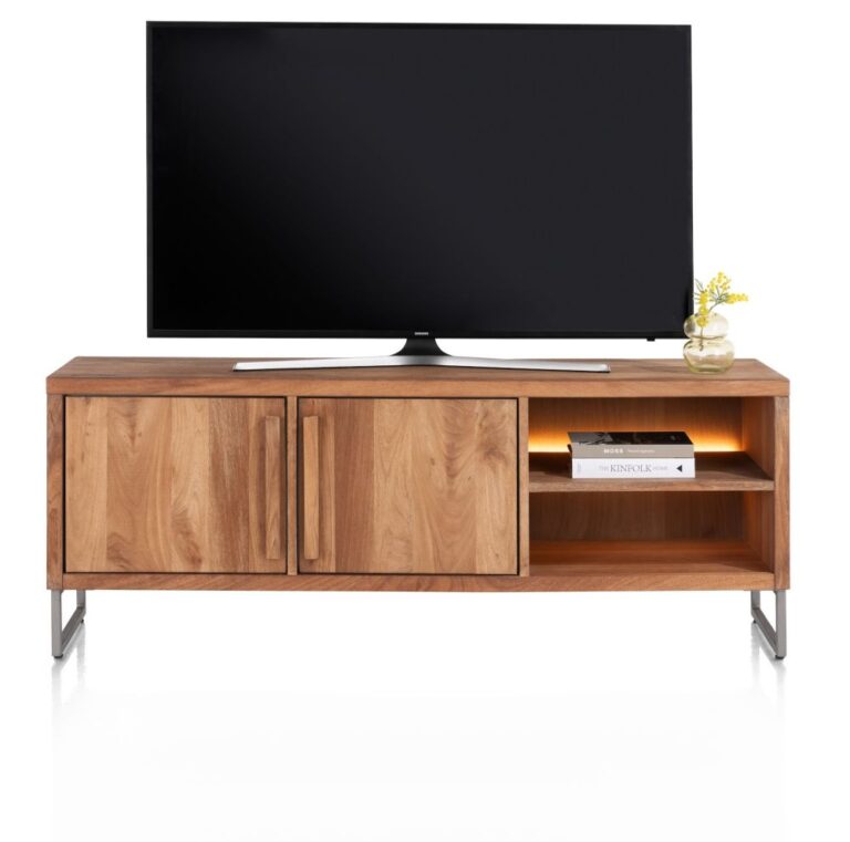 image-680 Everest, lowboard 160 cm - 2-deuren + 2-niches (+ LED)