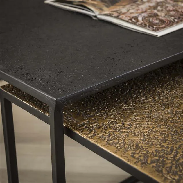 Salontafel Metallic rechthoekig set/2 - Afbeelding 7