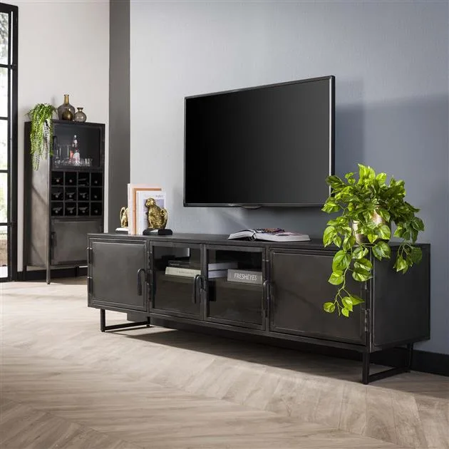 TV-meubel Rift Metal 4D - Afbeelding 9