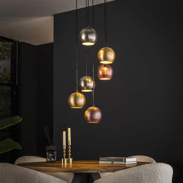 Hanglamp Bol Metal 6L - Afbeelding 7