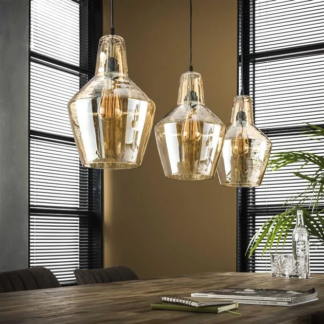 Hanglamp Glass Cone 3L - Afbeelding 7