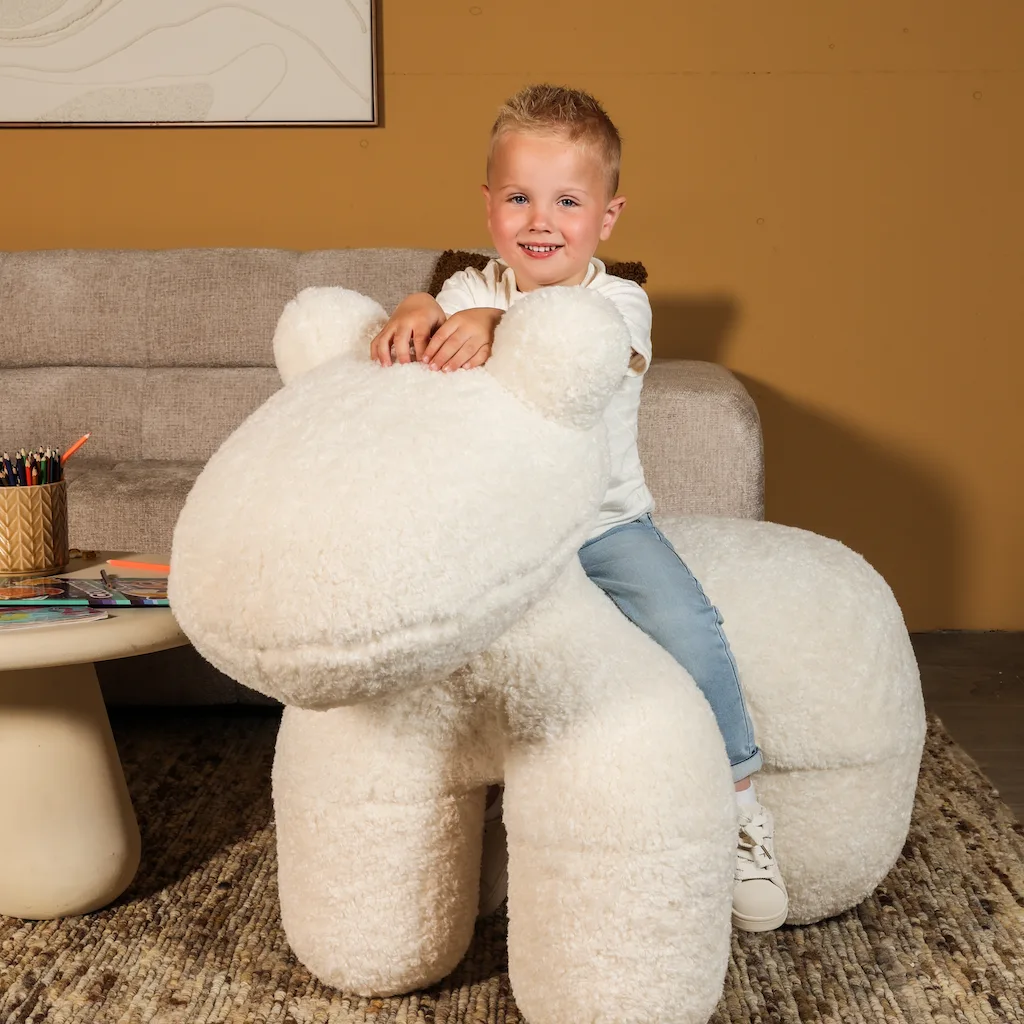 Kinderfauteuil Alpaca beige teddy - Afbeelding 2