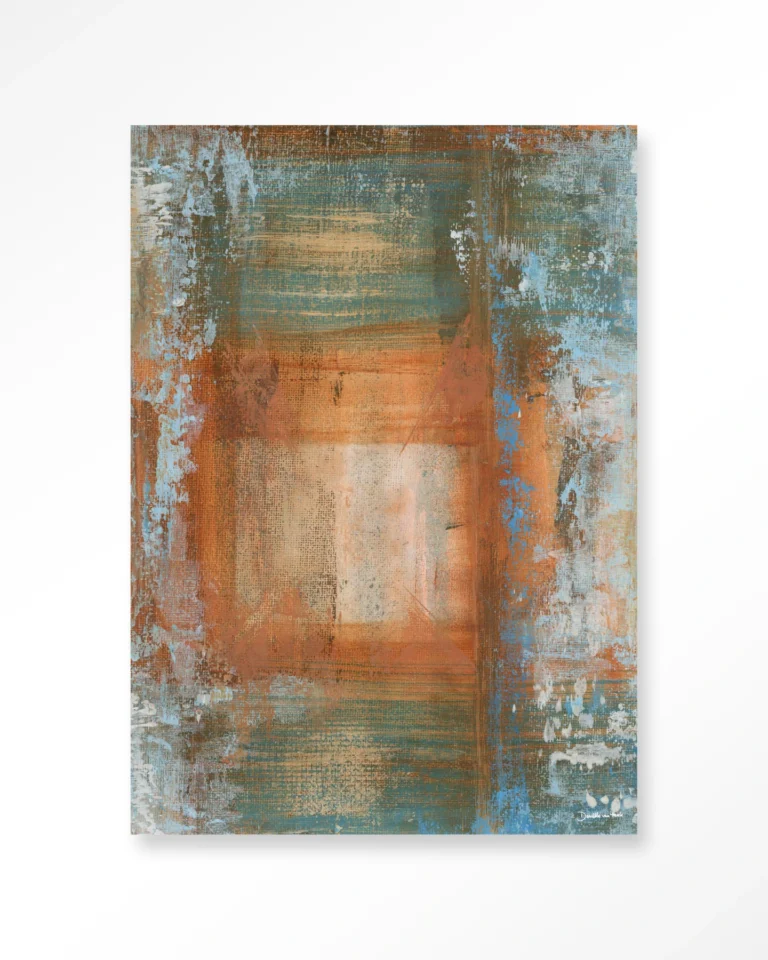 Blue Ocker Abstract 1