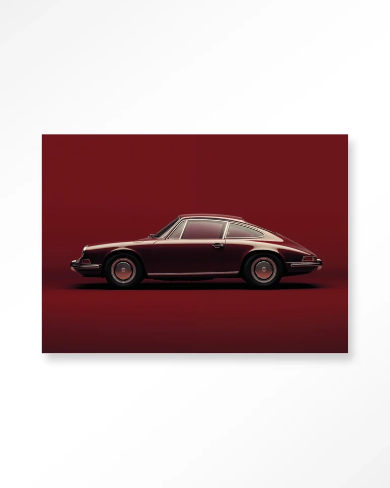 24168-vintage-porsche-red Vintage Porsche Red