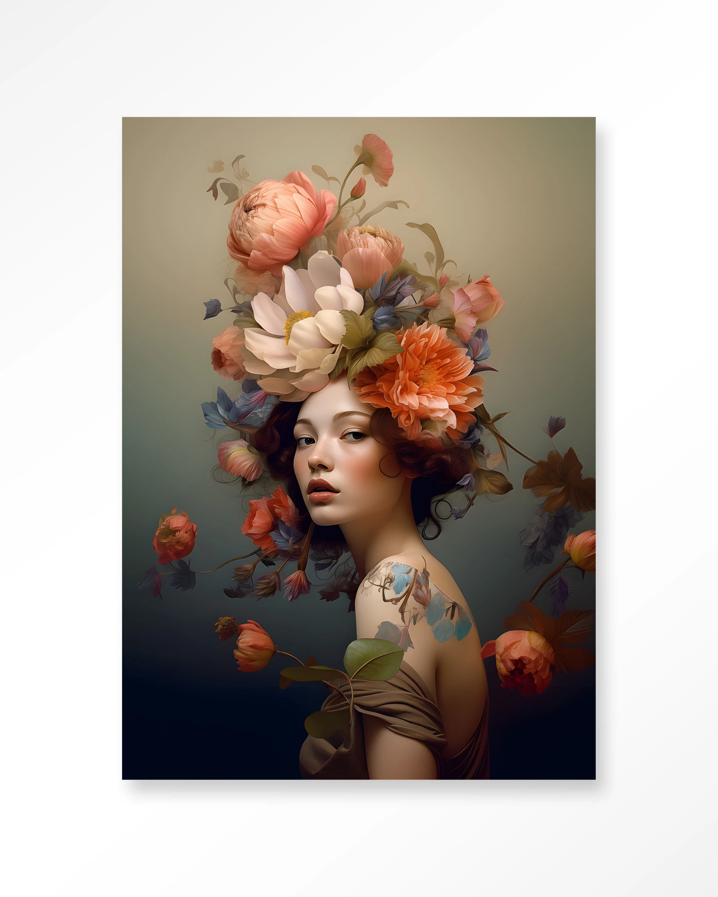 Vintage Flower Girl