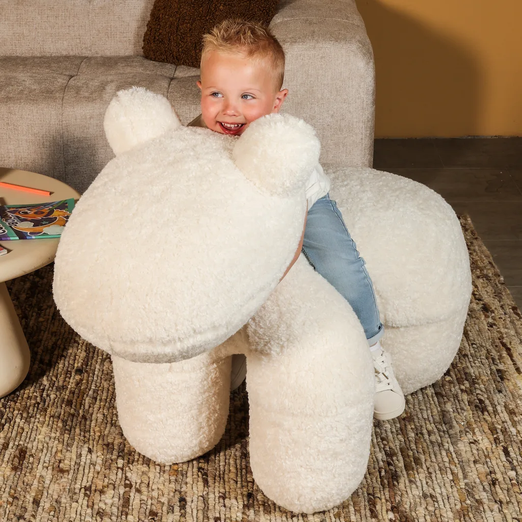 Kinderfauteuil Alpaca beige teddy - Afbeelding 5