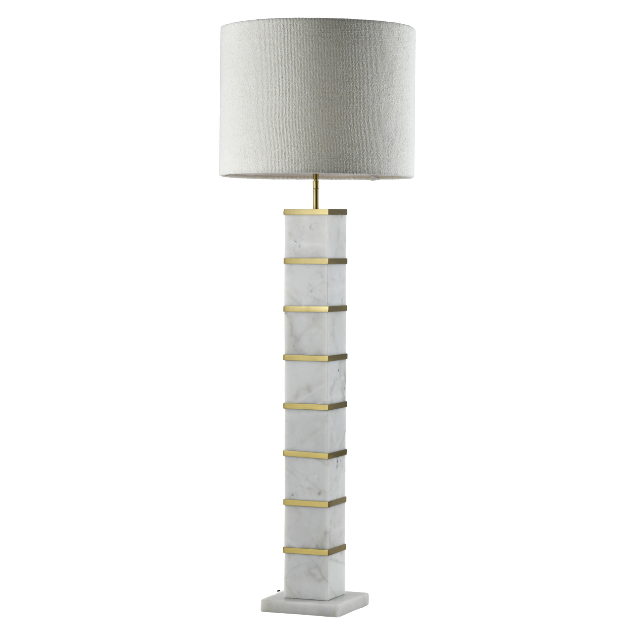 Vloerlamp Celinae white including lampshade - Afbeelding 2
