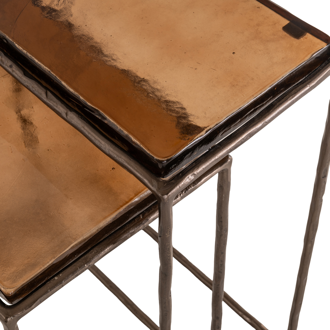 Bijzettafel Villano bronze (Set of 2) - Afbeelding 5