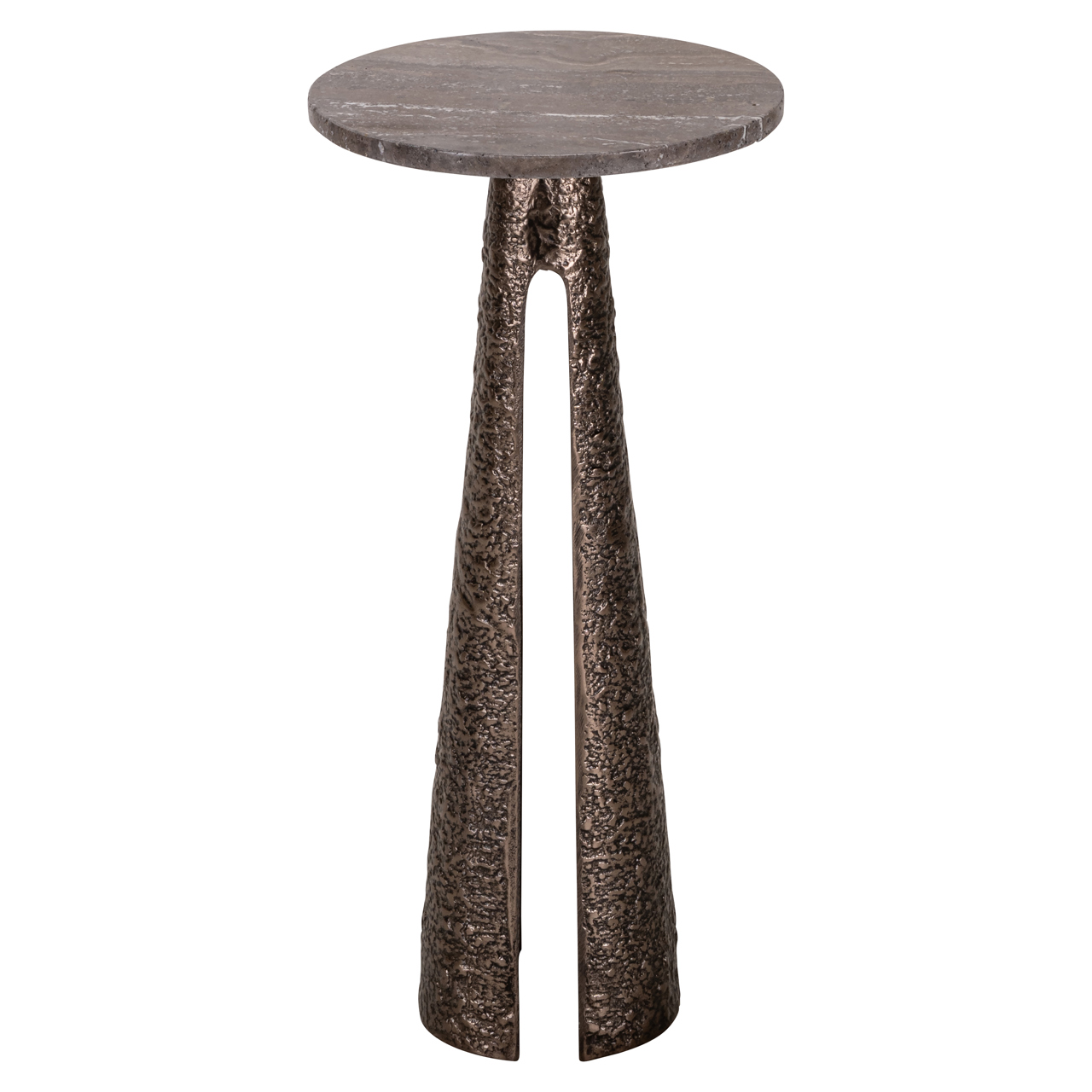 Bijzettafel Eldora bronze 30Ø