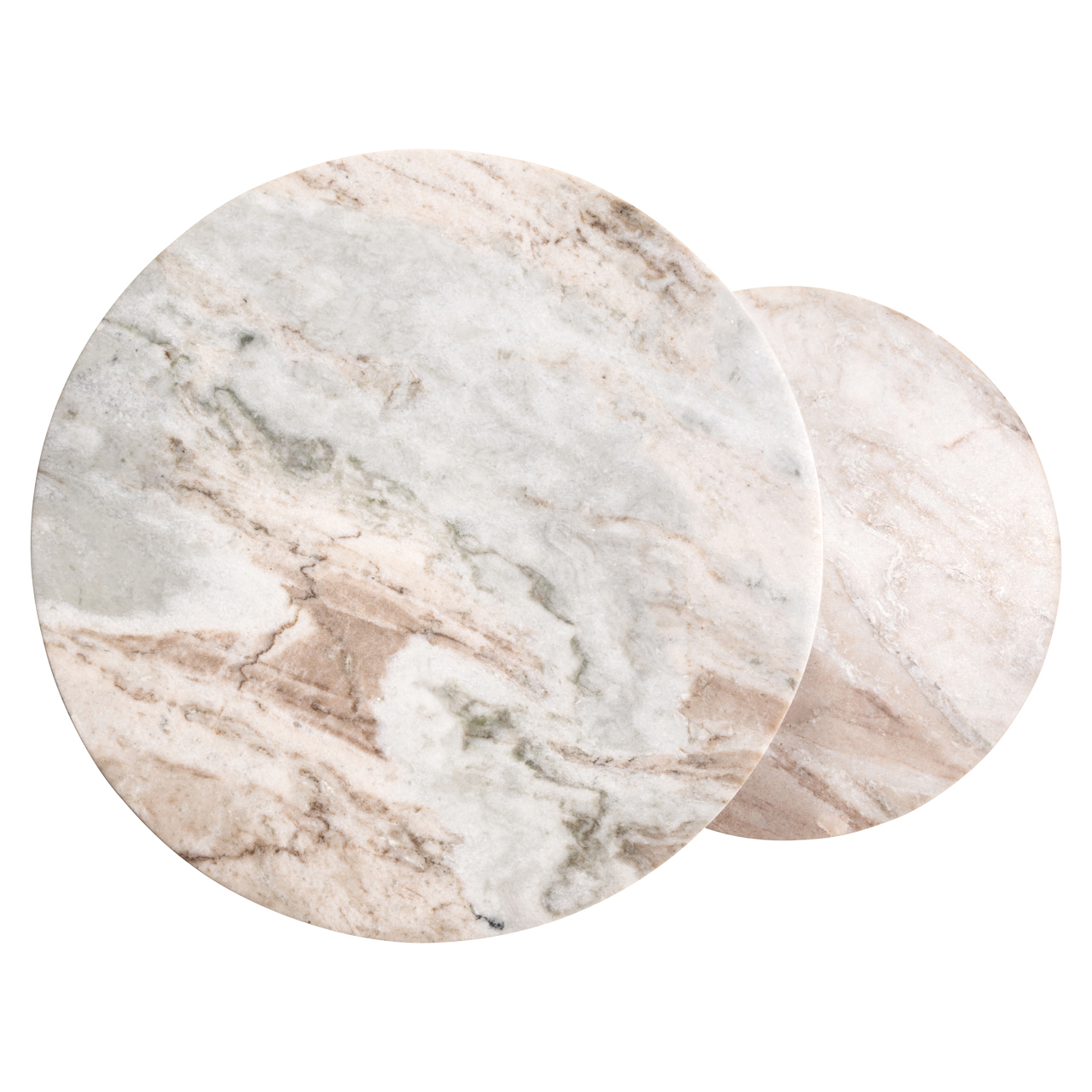 Bijzettafel Bottega Blush beige (Set of 2) - Afbeelding 4