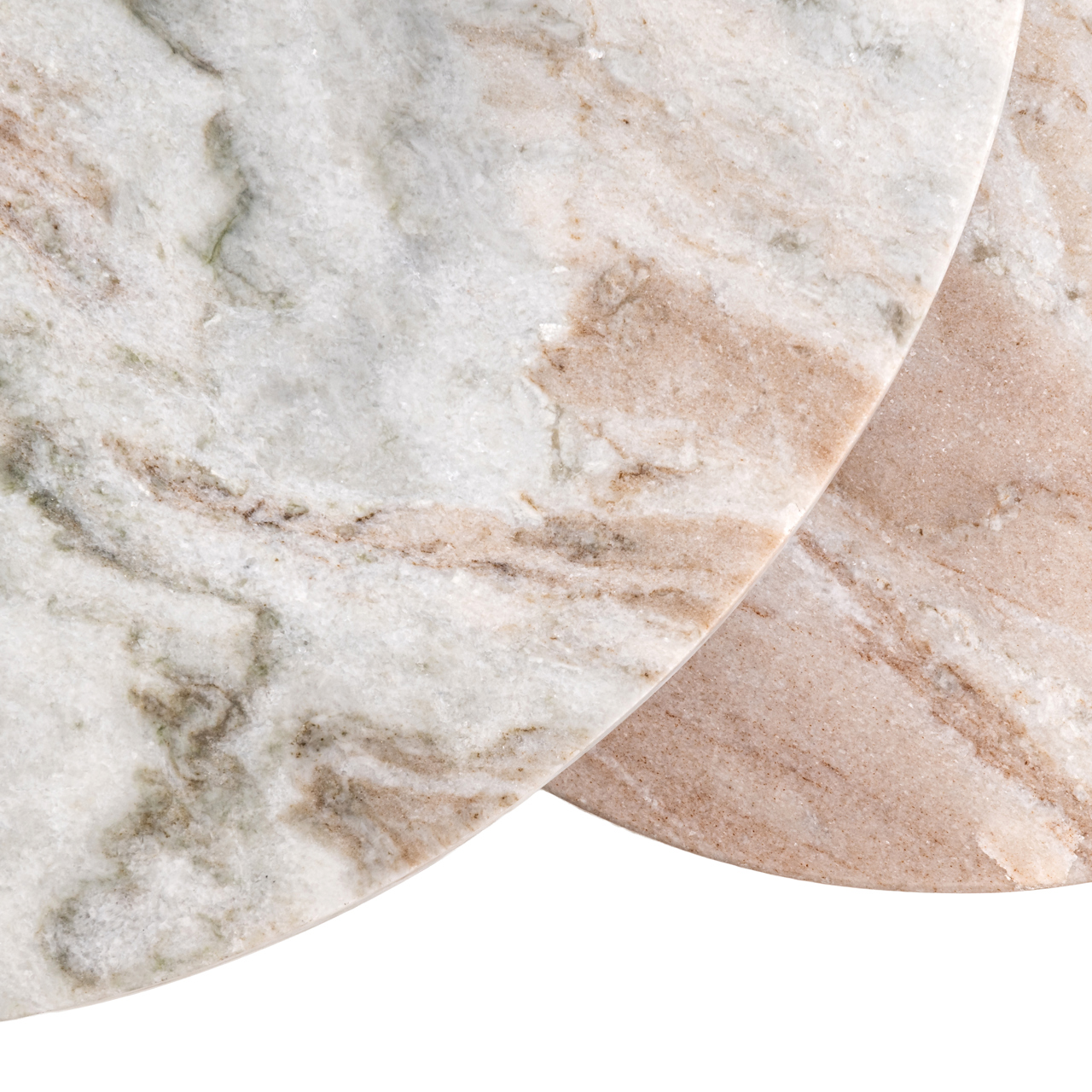 Bijzettafel Bottega Blush beige (Set of 2) - Afbeelding 5