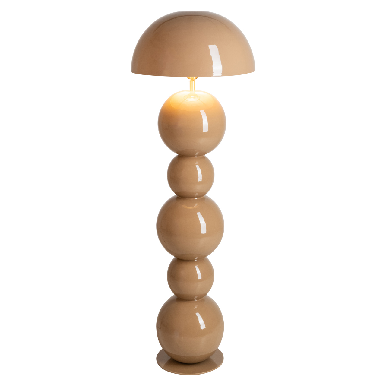 Vloerlamp Hasden mocha mousse - Afbeelding 2